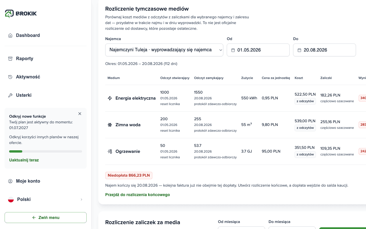 Provizoriskais norēķins uz izbraukšanas dienu ar piemaksājamo starpību