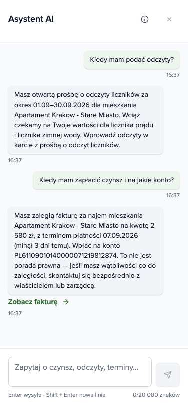 Küsimus ja assistendi vastus arve summa ja tähtajaga